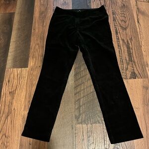 LOFT Black Velvet Pants
